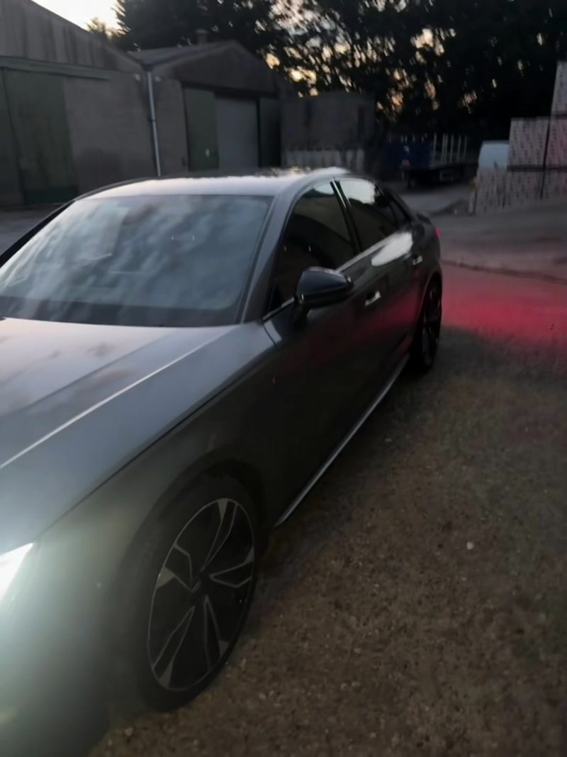 Grey Audi S line, ready to collect